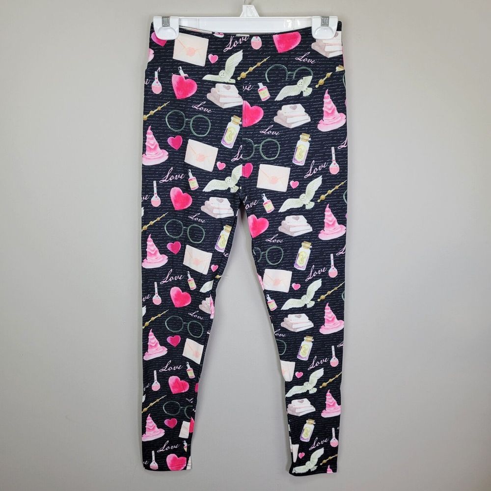 Asher  Emery Wizard Love Polyester Spandex Ankle Leggings One Size Fits All